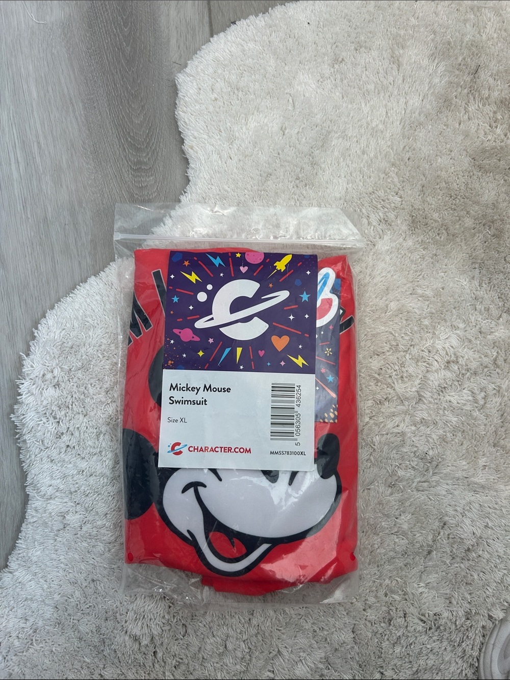 Disney Red Mickey Mouse One-Piece Swimsuit